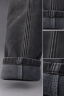 Утеплённые джинсы багги для мальчика-подростка серые Oversize D7529